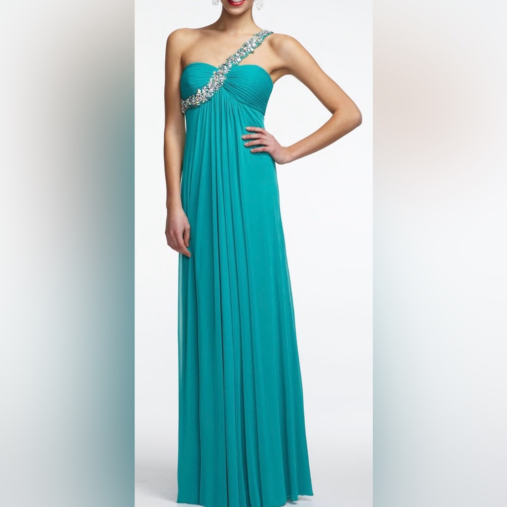 Xscape Teal Formal Dress